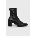 Answear Lab botine femei, culoarea negru, cu toc drept