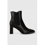 Answear Lab cizme femei, culoarea negru, cu toc drept