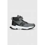 New Balance ghete de iarna pentru copii din piele PT800TG3 culoarea gri