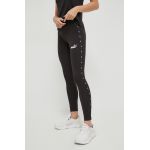 Puma colanți femei, culoarea negru, cu imprimeu 675998