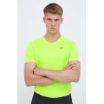 Reebok tricou de antrenament Tech culoarea verde, neted