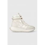 Blauer botine Daisy femei, culoarea alb, cu toc plat, izolat, F3DAISY08.NYP