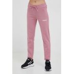 Napapijri pantaloni de trening culoarea roz, neted