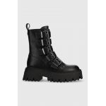 Steve Madden bocanci de piele Out-Reach femei, culoarea negru, cu platforma, SM11002705