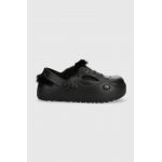 Tommy Jeans papuci TJW FREEDOM MULE WARM LINING femei, culoarea negru, EN0EN02411