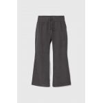 Abercrombie & Fitch pantaloni de trening pentru copii culoarea gri, neted