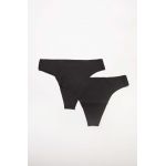 women'secret tanga 2-pack culoarea negru