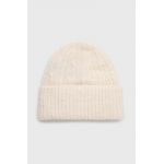 American Vintage caciula din amestec de lana Bonnet culoarea bej