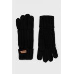 Barbour manusi Saltburn femei, culoarea negru