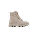 Geox cizme D VILDE B femei, culoarea bej, cu toc plat, D36UAB 02285 C5004