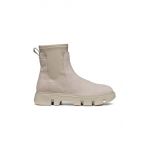 Geox cizme D VILDE C femei, culoarea bej, cu toc plat, D26UAC 022KB C5004