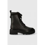 Kurt Geiger London bocanci de piele Matilda femei, culoarea negru, cu platforma, 559000109