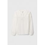 Pepe Jeans bluza copii culoarea alb