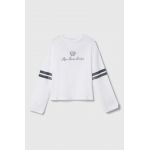 Pepe Jeans longsleeve copii culoarea alb