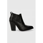 Answear Lab botine femei, culoarea negru, cu toc drept