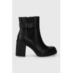 Answear Lab botine femei, culoarea negru, cu toc drept