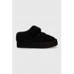 UGG papuci din piele intoarsa TAZZLITA culoarea negru