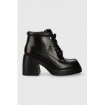 Vagabond Shoemakers cizme de piele BROOKE femei, culoarea negru, cu toc drept, 5644.004.20