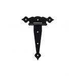 Balama decorativa pentru porti si usi, culoare negru 194x55x48x2.5 mm / 9744 Engros