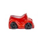 Decoratiune pentru gradina, din ceramica, masinuta cu suport pentru flori, lungime 26cm / EXT 10203_rosu Engros