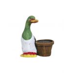 Ghiveci din ceramica, model gasca, lungime 20cm / EXT 7104 Engros