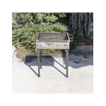 Gratar metalic pe carbuni 40x30 cm, grosime 3mm / EXT 9909 Engros