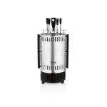 Gratar vertical, putere 900W, rotatie automata, 5 bete pentru frigarui, argintiu / ZLN 5565 Engros