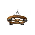 Lustra din lemn cu castron, diametru 49cm / EXT 10154_1 Engros