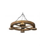 Lustra din lemn cu castron, diametru 49cm / EXT 10154_2 Engros