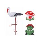Pachet decor pentru gradina, barza, ciuperca si broasca / EXT 10241 Engros