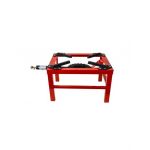 Pirostrie pe gaz cu un foc de exterior, portabila, material fonta si otel, 38.5x38.5x23 cm / ZTS 5560 Engros