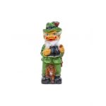 Pitic de gradina din ceramica, inaltime 38cm, model padurar / EXT 10194 Engros