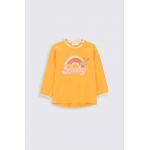 Coccodrillo longsleeve bebelusi culoarea portocaliu