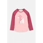 Coccodrillo longsleeve copii culoarea roz