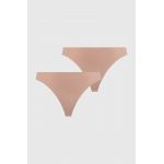 women'secret tanga 2-pack culoarea bej
