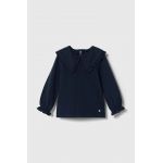 zippy longsleeve copii culoarea albastru marin