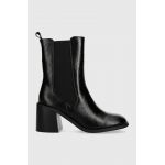 Answear Lab cizme femei, culoarea negru, cu toc drept