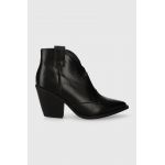 Answear Lab cizme femei, culoarea negru, cu toc drept