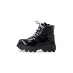 Bianco bocanci de piele BIAJOSEFINE femei, culoarea negru, cu platforma, 11300781