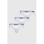 BOSS slip 3-pack bărbați, culoarea alb 50475273