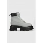 Timberland bocanci Timberland Sky 6In LaceUp femei, culoarea gri, cu platforma, izolare usoara, TB0A42AWEA31