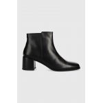 Vagabond Shoemakers cizme de piele STINA femei, culoarea negru, cu toc drept, 5609.001.20