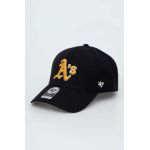 47brand șapcă MLB Oakland Athletics culoarea negru, cu imprimeu