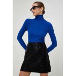 Answear Lab fusta culoarea negru, mini, drept
