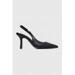 Answear Lab pantofi cu toc culoarea negru