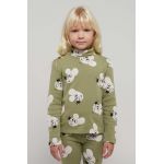 Bobo Choses longsleeve copii culoarea verde, modelator