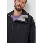 adidas geaca barbati, culoarea negru, de tranzitie, oversize