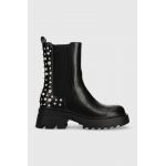 Answear Lab cizme femei, culoarea negru, cu platforma
