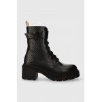 BOSS cizme de piele Carol femei, culoarea negru, cu toc drept, 50504599