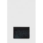 HUGO carcasa din piele culoarea negru